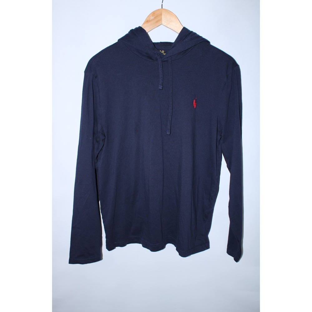 Polo Ralph Lauren Men's Medium Navy Blue Lightweight Hoodie